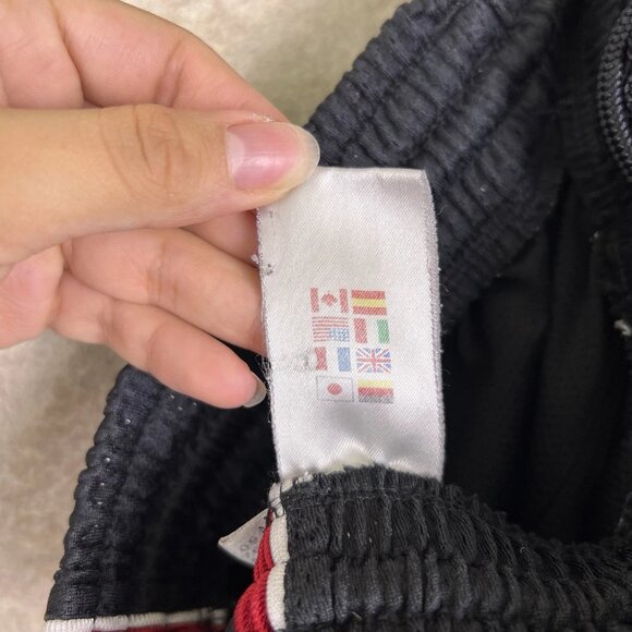 Adidas Dazzle Mesh Gym Shorts Mens Medium Black Athletic Basketball Y2K - Picture 5 of 15